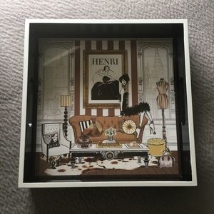 Henri Bendel serving tray